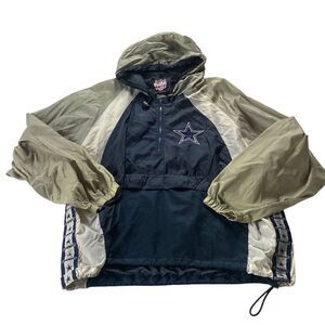 Vintage NFL Dallas Cowboys Lightweight Jacket Game Day Phenom Coat XXL y2k